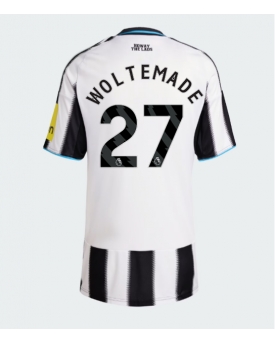 Newcastle United Nick Woltemade #27 Maglia Gara Casa Repliche 2025-26 Donna Maniche Corte Newcastle United Nick Woltemade #27 Maglia Gara Casa Repliche 2025-26 Donna Maniche Corte